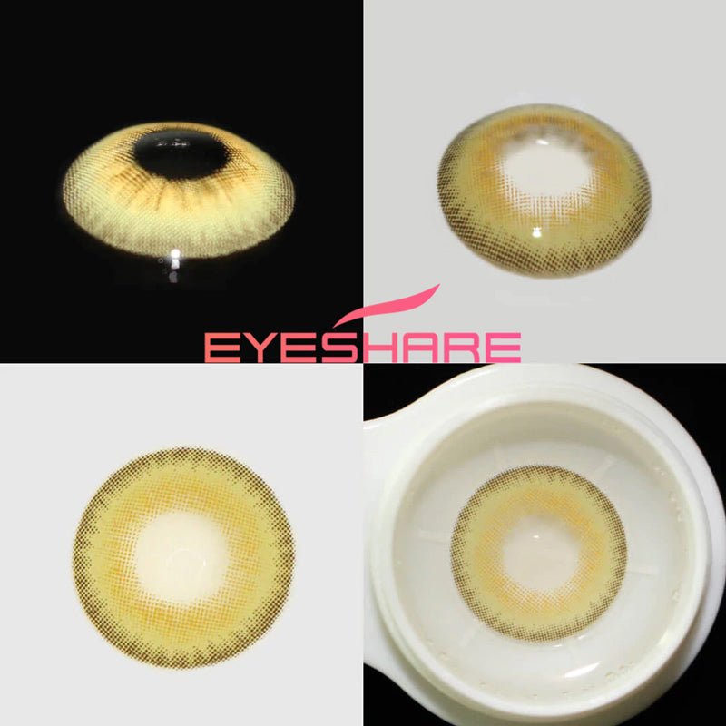 lentilles de couleur verte